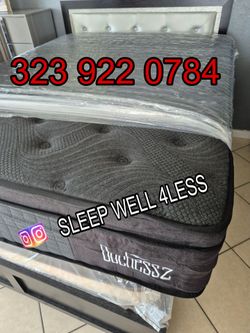 NEW QUEEN EURO PILLOW TOP MATTRESS 14"THICK