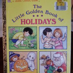 Little Golden Book #209-58 The Little Golden Book of Holidays 1985