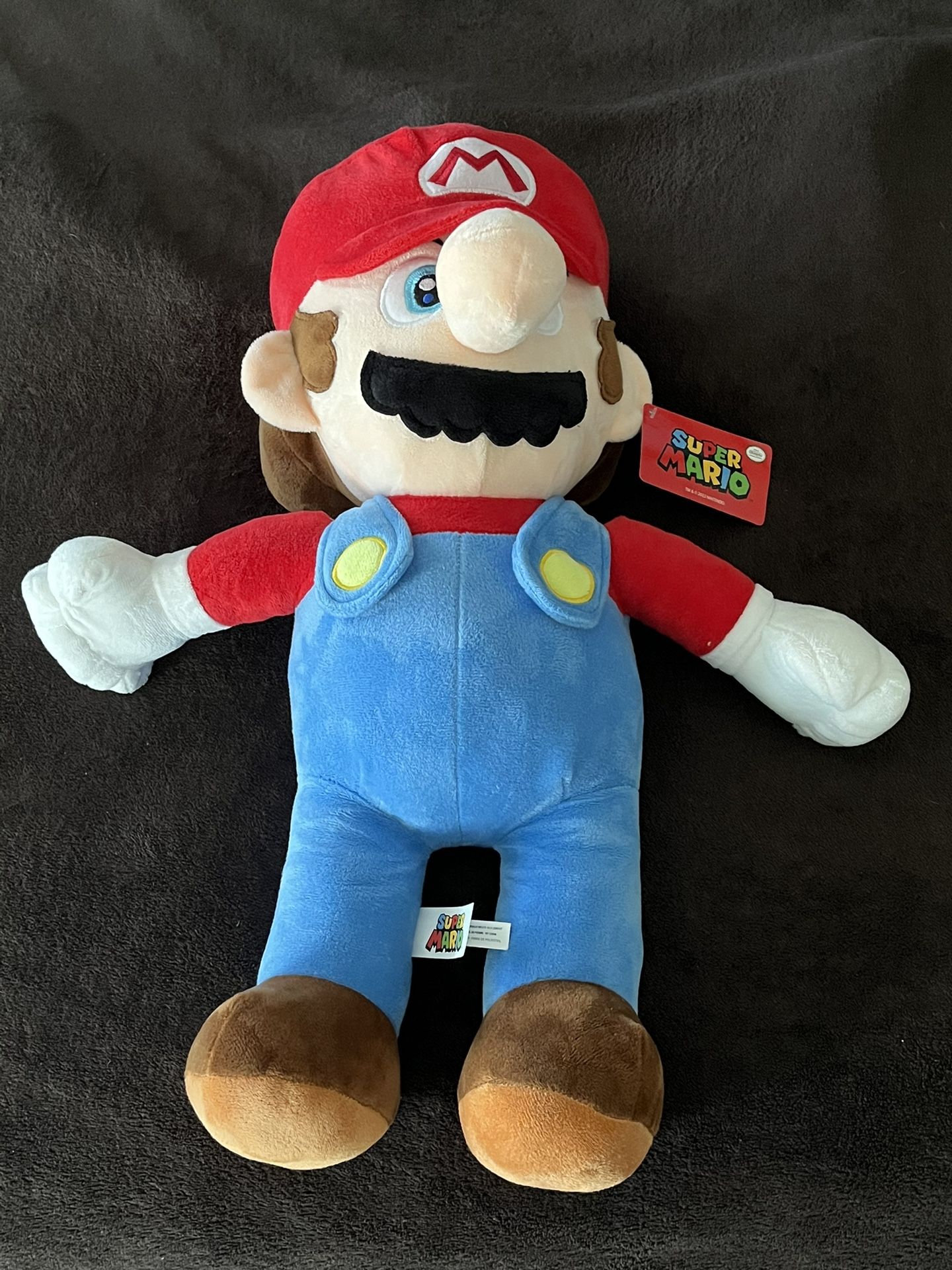 Brand New Jumbo Super Mario Brothers Mario, Plush Doll