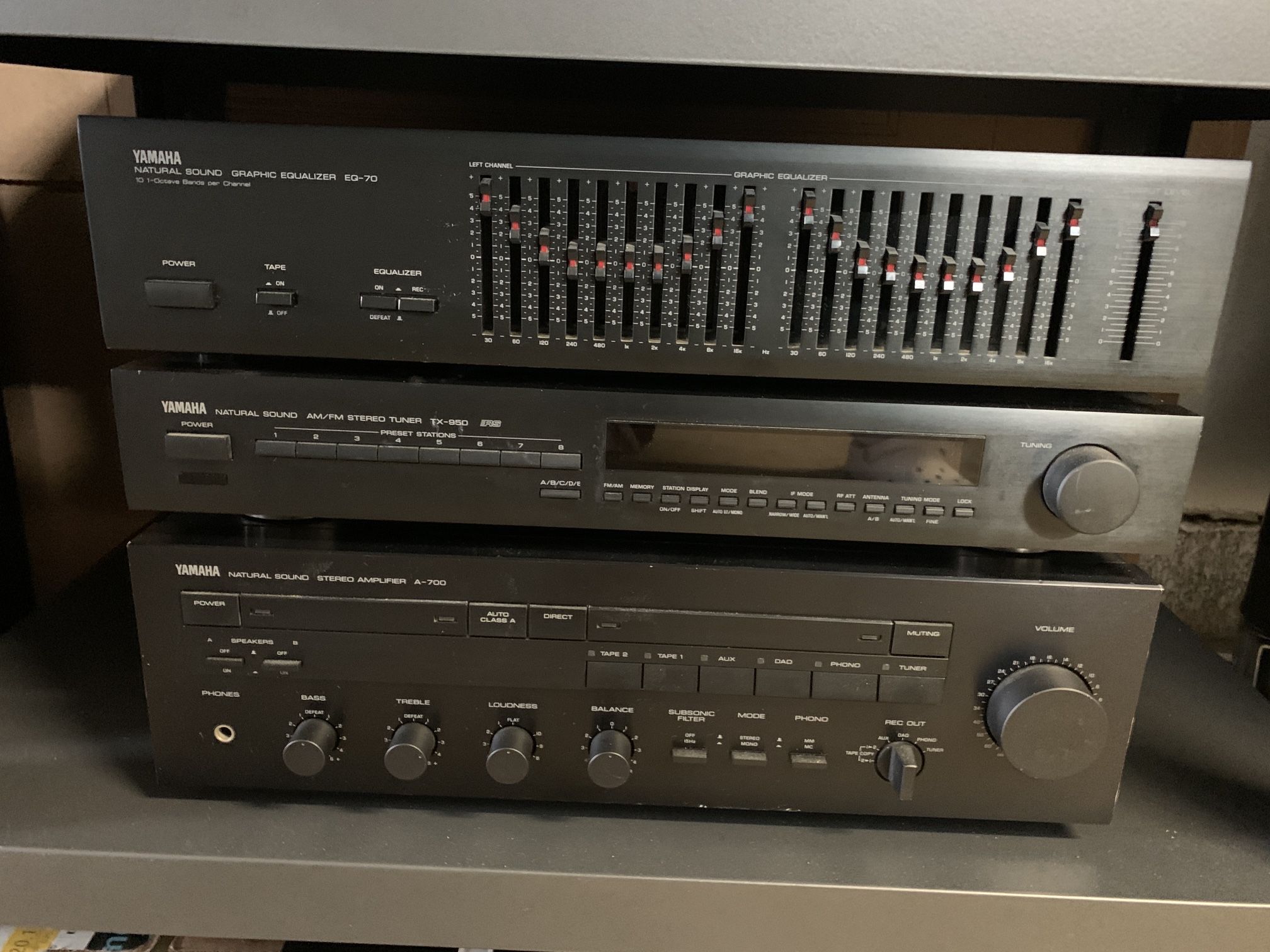 Yamaha A-700/Tx-950/Eq-70