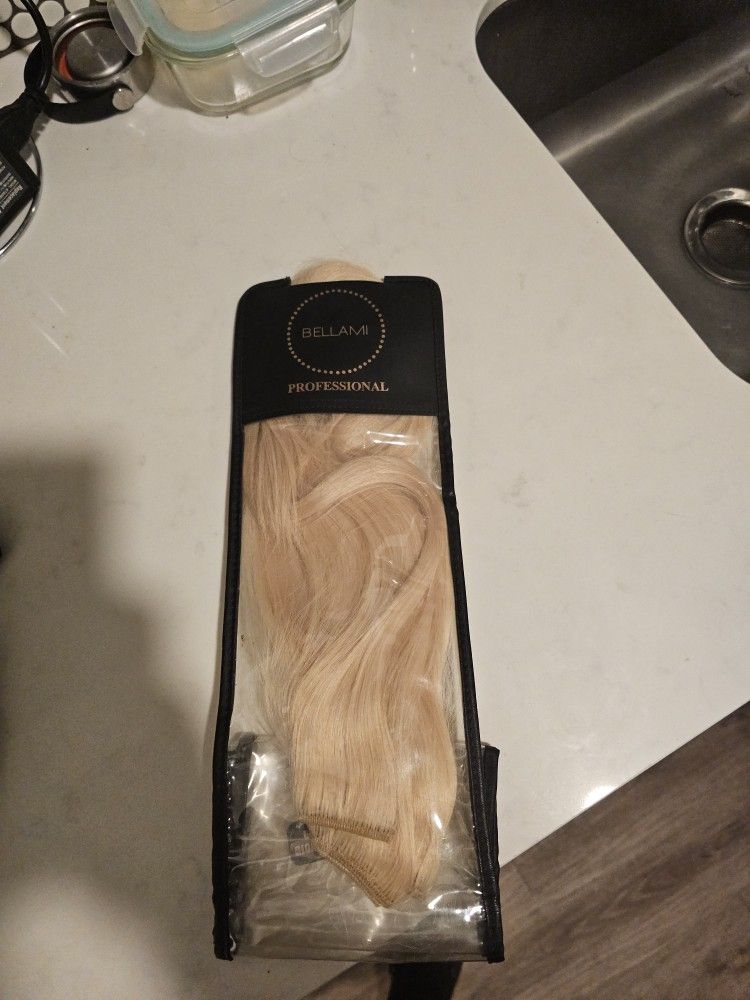 Bellami Professional Real Hair Blonde Weft