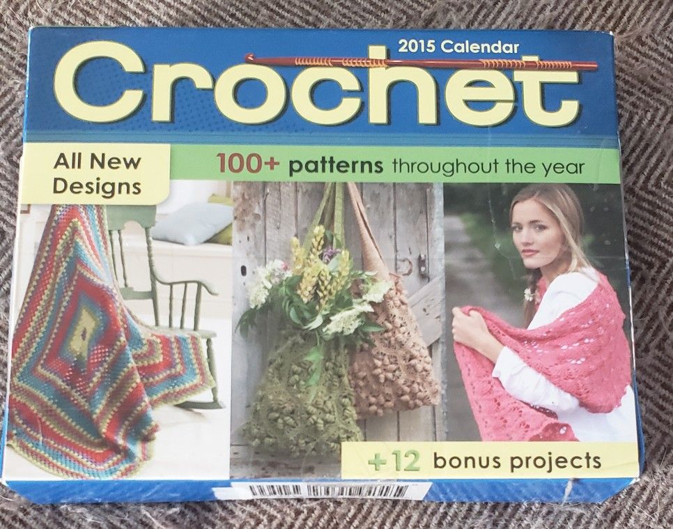 Crochet Patterns And Instructions, 2015 Daily Calendar, New