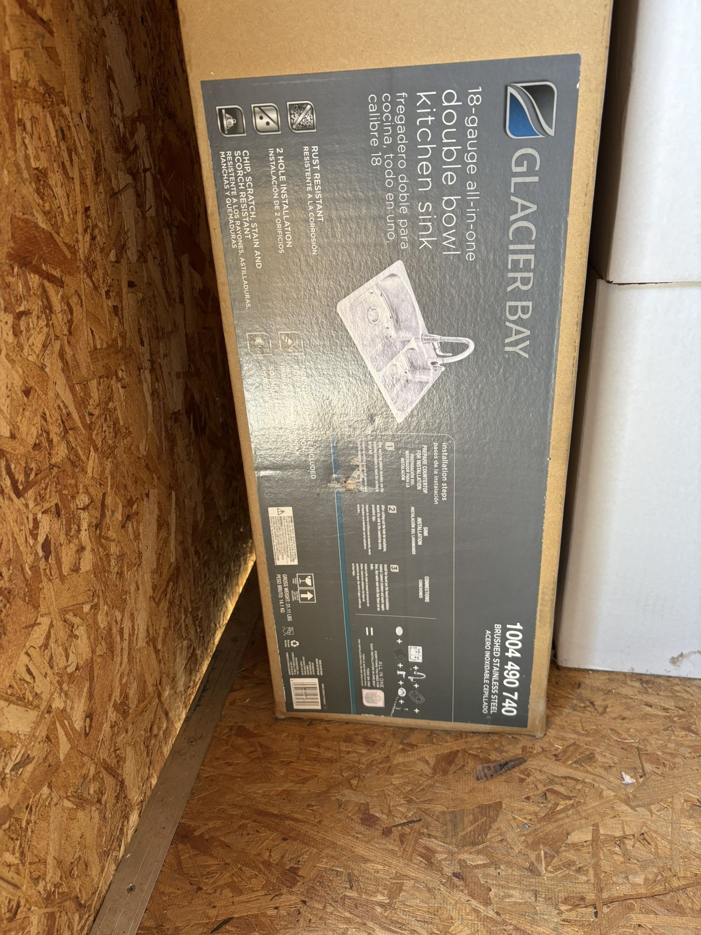 Glacier Bay All In One Double Sink New In box!!