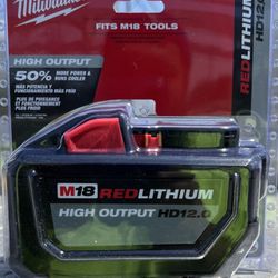 Milwaukee M18 18-Volt Lithium-Ion High Output 12.0Ah Battery Pack Price Is Firm Not Negotiable