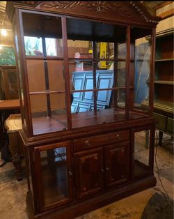 Wood China Cabinet 