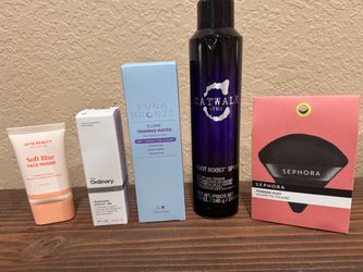 NEW Beauty Bundle – Luna Bronze, The Ordinary, Primer, Catwalk & Sephora (All Unopened)