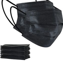 Black Disposable Mask 50pcs $1