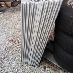 Ten 2'w x 4'h Locking PVC Retaining Panels $10 Each So $100 Will Do It 