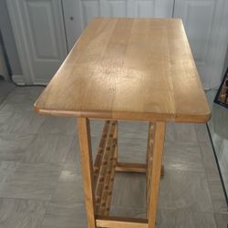Bar Table Holds 18 Bottles 