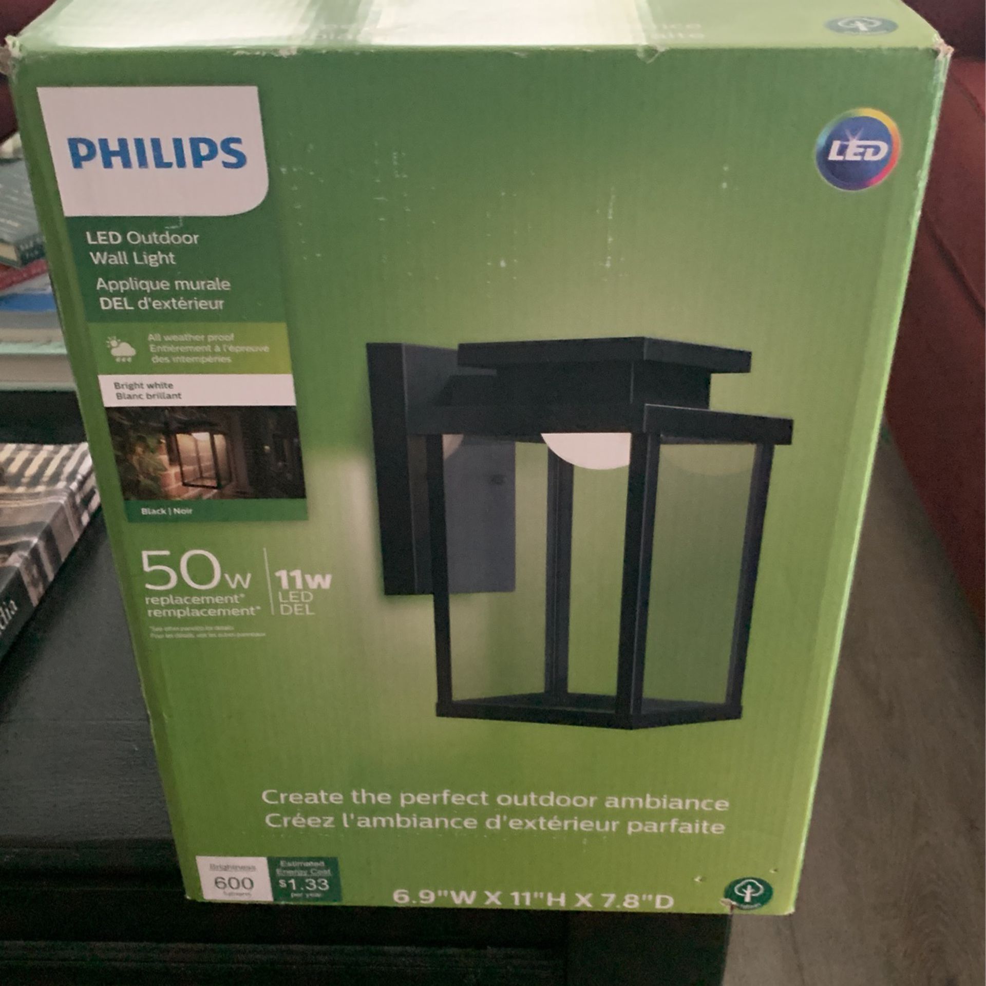 Phillips 50 Watt LED Outdoor Wall light