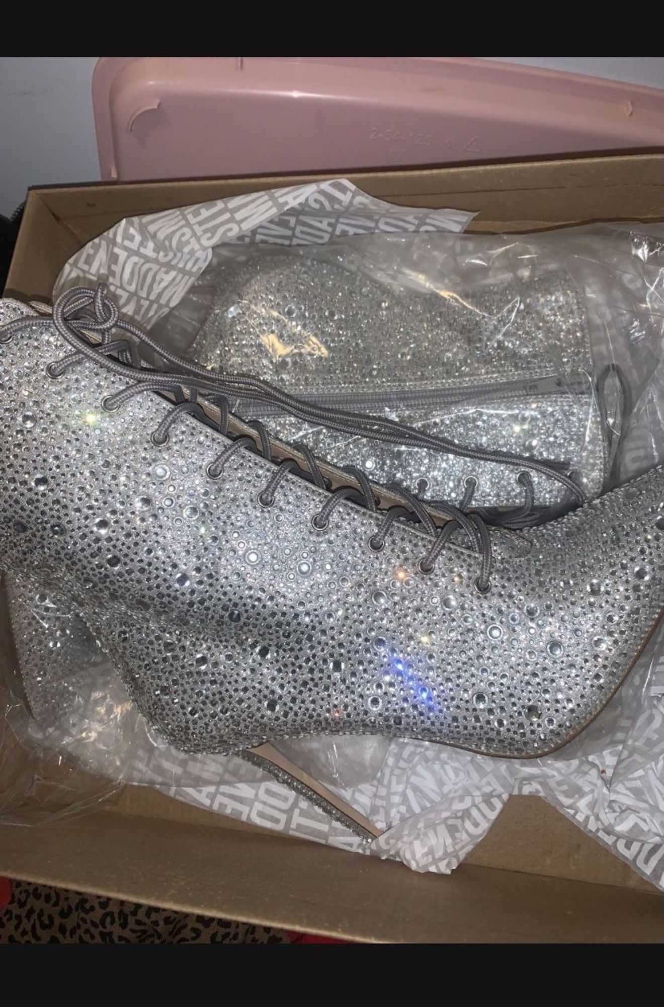 Pretty Rhinestone Boot Heels π