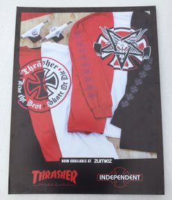 Thrasher Magazine & Independent Collaboration Zumiez Ad