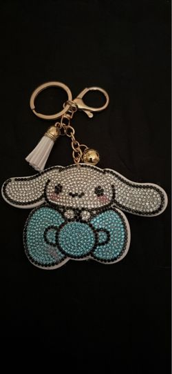 Cinnamoroll Rhinestone Keychain with Tassel