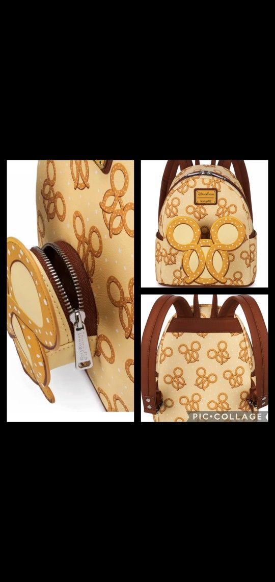 DISNEY LOUNGEFLY MICKEY PRETZEL