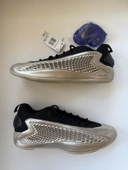 Adidas AE 1 Low Men's Size 11.5 Champagne Metallic Anthony Edwards Shoes JQ6133
