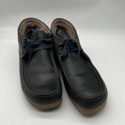 Clarks Wallabee Men's Boots Navy Tumb/Navy size 10 M
