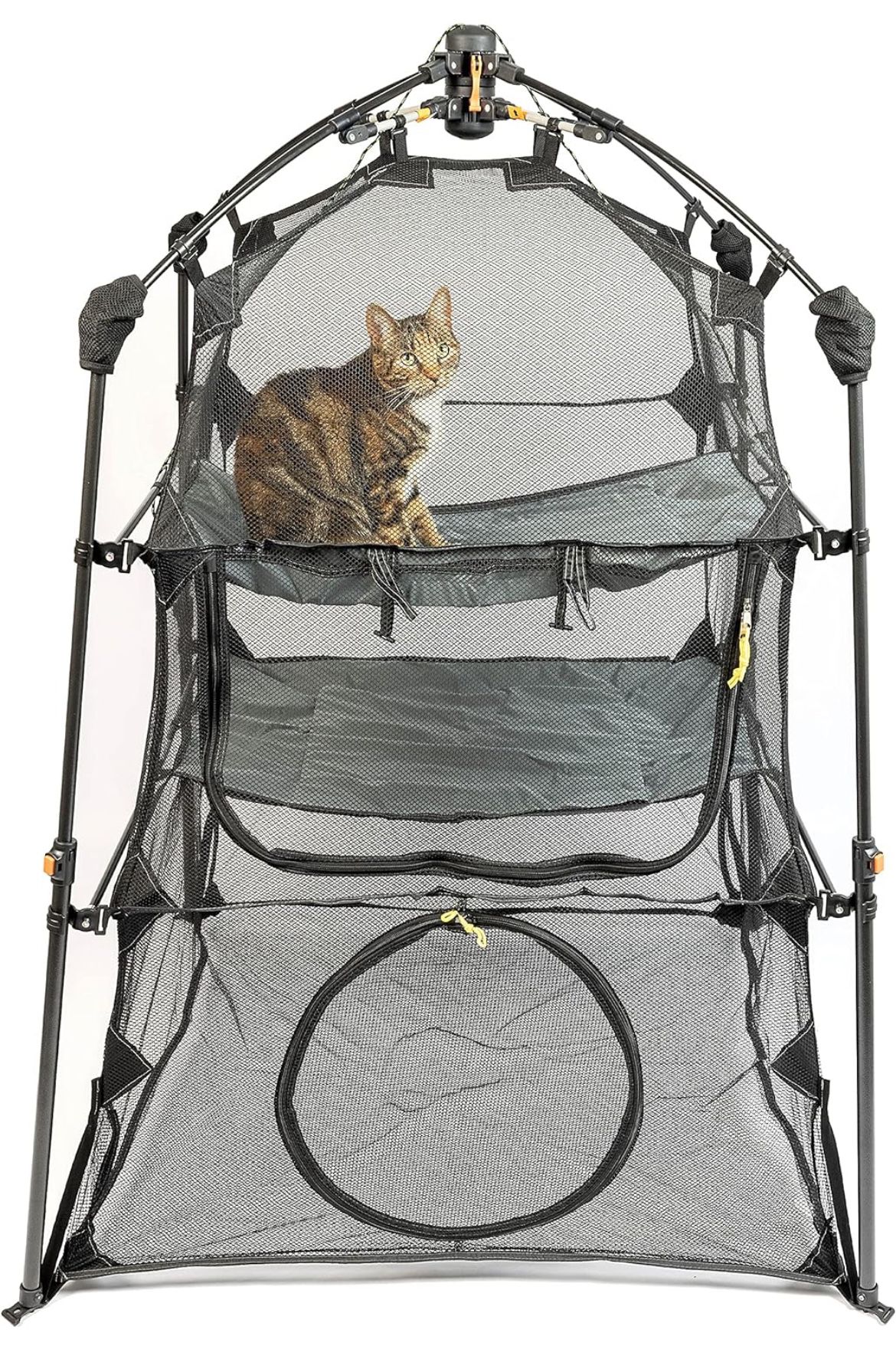 Outback Jack Cat Enclosure Kitten and Cat Playpen for Indoor Cats, Cat Cage Outdoor Catio | Cat Tent for Outside or Inside | Portable and Foldable to 