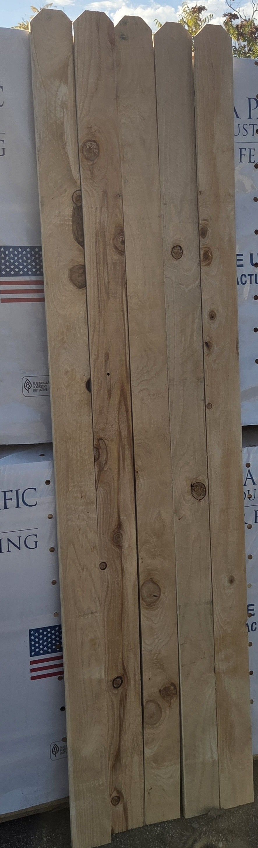 Cedar 1x4x6 Dog Ear $1.25 Each