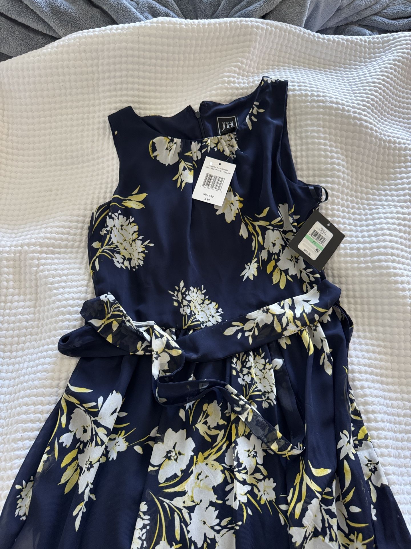 Blue floral maxi Dress