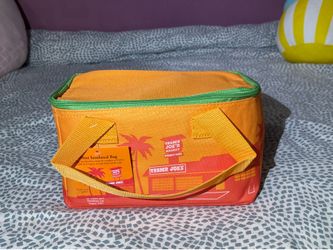 Trader Joe's Limited Edition Mini Insulated Cooler Bag - Tangerine & Coral Storefront