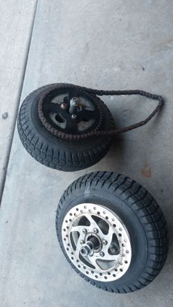 Pocket bike wheels