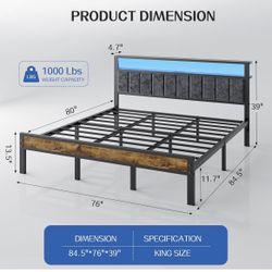 King Size Bed Frame 