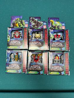 Transformers Legacy Dinobot Combiner Volcanicus - Grimlock, Slag, Sludge, Swoop, Snarl, Scarr - complete set