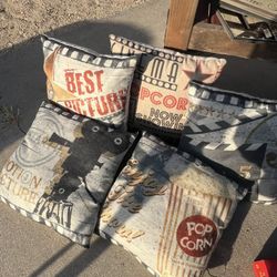 Movie Room Couch Pillows