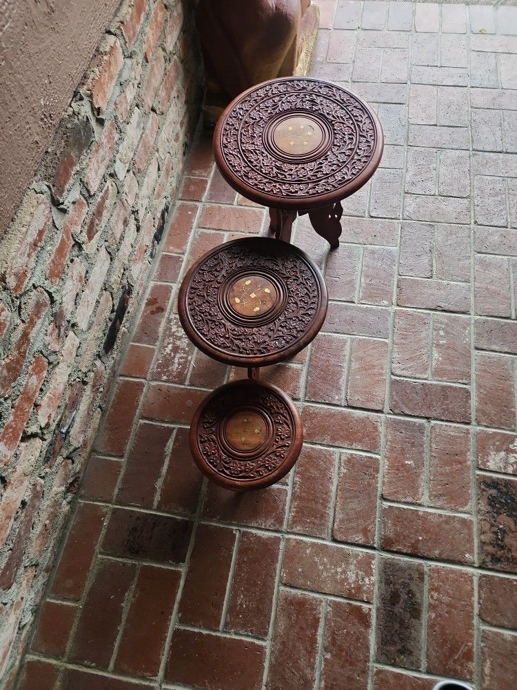 Three Piece Antique Coffee Table