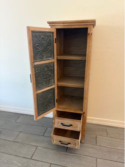 Tall, standing upright cabinet