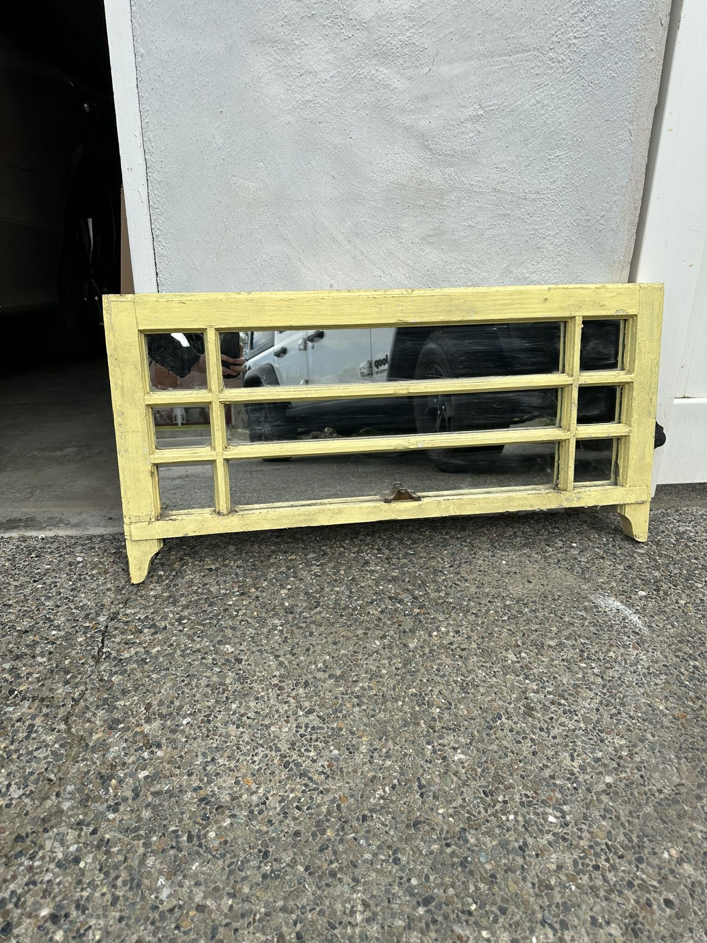 Hanging Garden Mirror- $45 Rustic Outdoor Mirrors