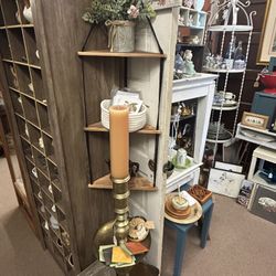Gorgeous Tall Vintage Brass Floor Candle Holder 