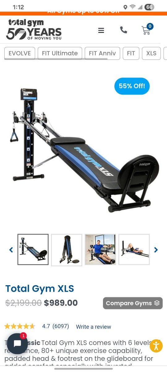 Total Gym XLS