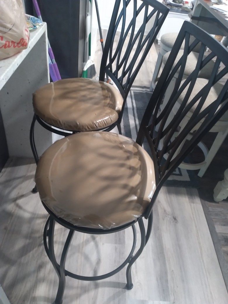 Two Bar Stools 