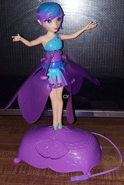 Vintage Flutterby flying Fairy doll