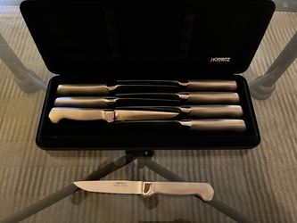 Hoffritz Cutlery Stainless Steel Steak Knife Set in Box