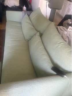Custom Green H.D. Buttercup Couch