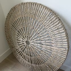 Handwoven willow wheel Wall Art 