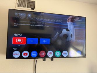 40” TCL smart tv