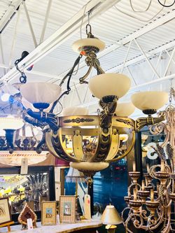 Alabaster Chandelier - 50% OFF OFFER!!!