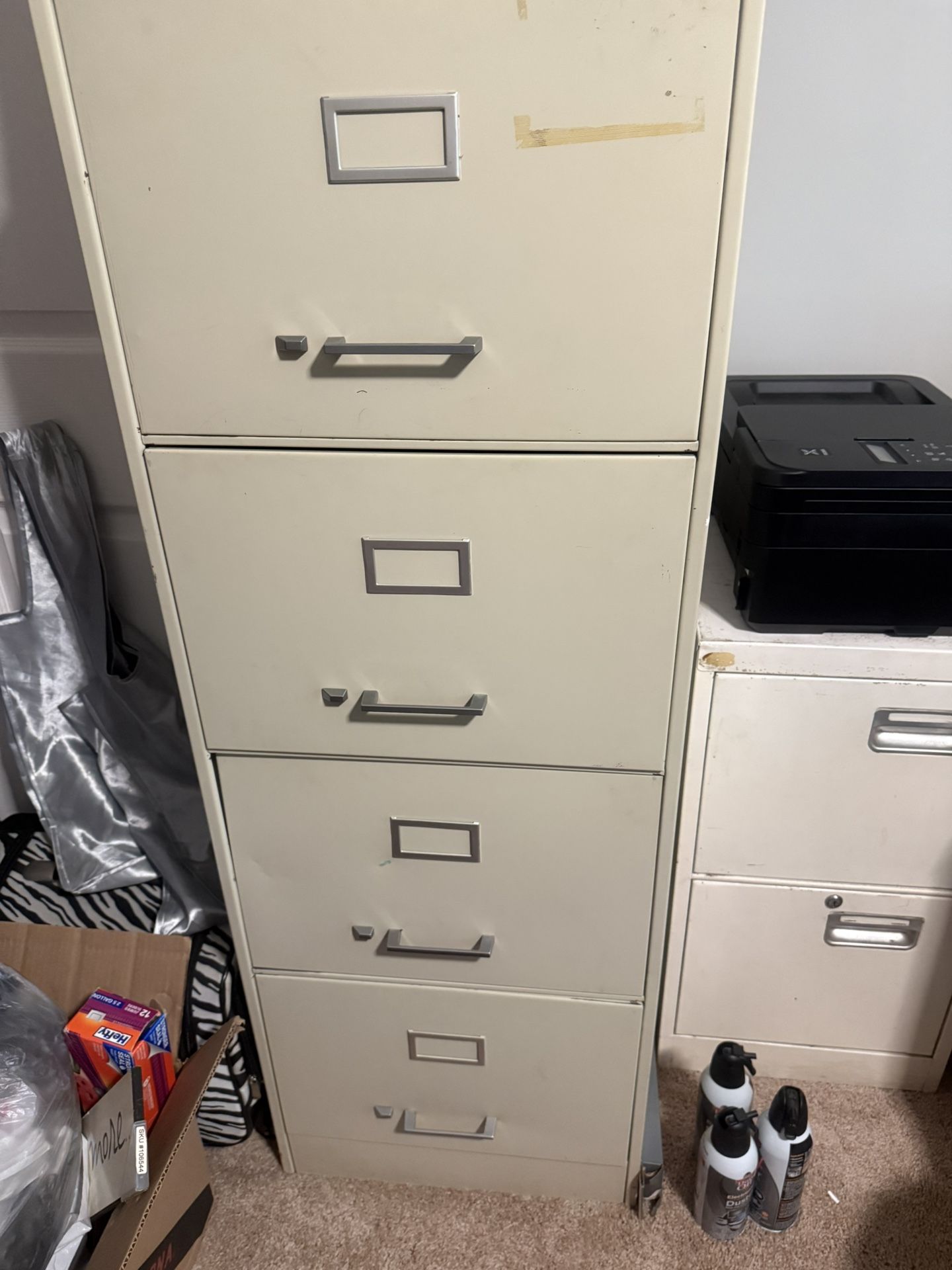 4 Drawer Metal Filing Cabinet