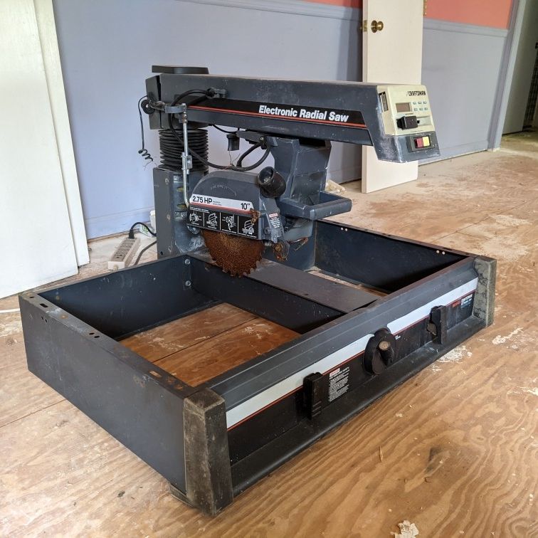 Craftsman 10 Inch Electronic Radial Saw