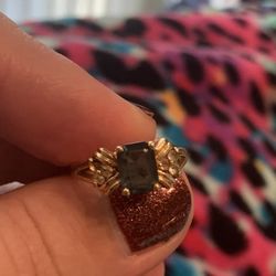 Gold Blue Topaz Ring Pickup In Naperville Only