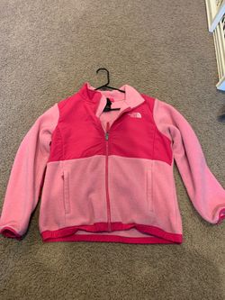 Girls THE NORTH FACE Large 14/16 pink Denali jacket