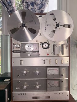 Vintage Akai M-9 Solid State Reel-to-Reel Tape Recorder with Cross Field Heads & Reels