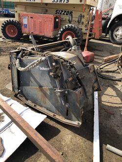 Bobcat asphalt cutter planner