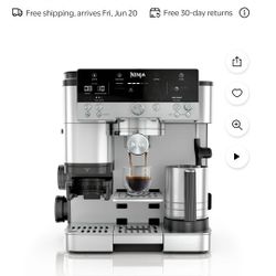 Ninja Luxe Cafe Premier Series 3-in-1 Espresso & Coffee System with Barista Assist, Cold Brew, Grind