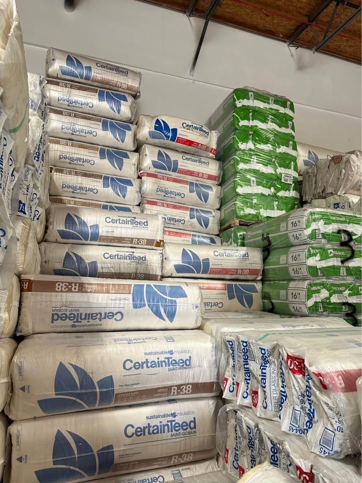 R-38 Attic Insulation $142 each at Home Depot