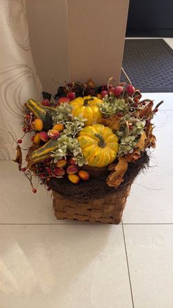 Harvest basket decoration, $15
