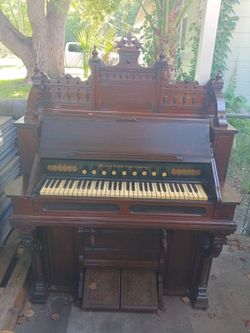 Mason & Hamlin Antique Pump Organ